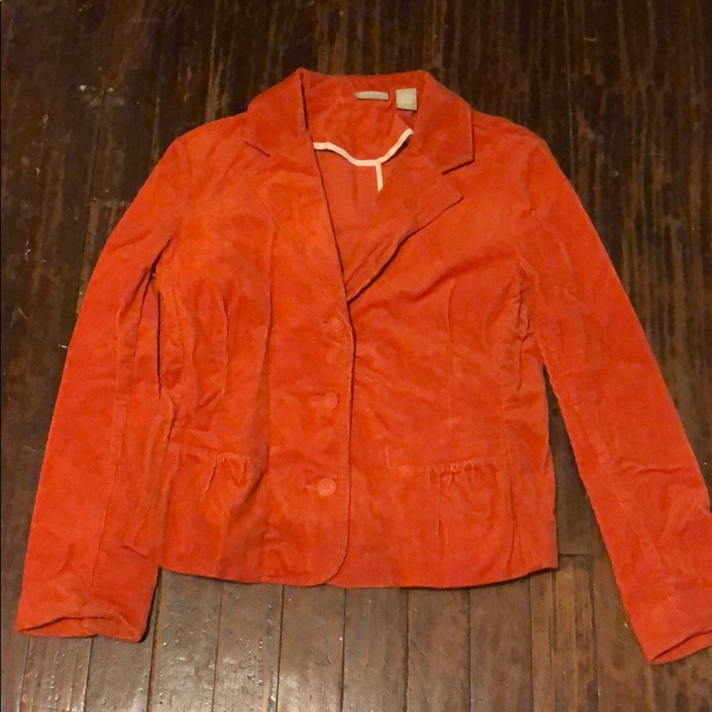 Orange Corduroy